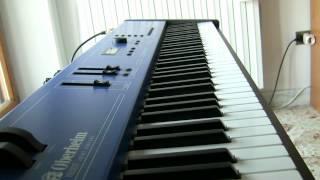 Rammstein - Du Hast Live version only on keyboard with all original samples (Oberheim MC 1000)