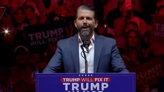 Donald Trump Jr. full speech at rally in Madison Square Garden (Oct. 27, 2024)