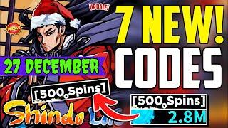 ️27CODE!️ SHINDO LIFE ROBLOX CODES DECEMBER 2024 - SHINDO LIFE CODES - CODE SHINOBI LIFE