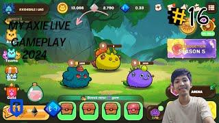 AXIE LIVE GAMEPLAY #16 |UNIQUE AXIE TEAM CLASSIC V2 |HOW TO EARN MONEY ON YOUTUBE 2024