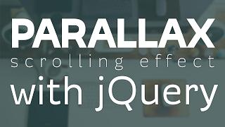 Parallax effect | 2 different ways to add it with jQuery