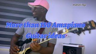 I USED MORE THAN 150 AMAPIANO GUITAR MELODIES IN  THIS SONG I CREATED