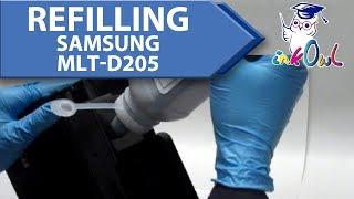 How to Refill Samsung MLT-D205 Cartridges ML-3312 ML-3712 SCX-4835 SCX-5639 SCX-5739