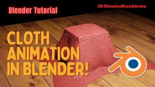 Blender Tutorial: Make a Cool Cloth Animation! 