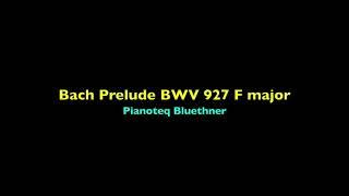 Pianoteq  Bach Prelude BWV 927