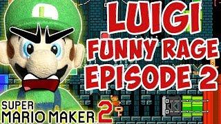 LUIGI IS DONE !! RAGE MADNESS !! Super Mario Maker 2 !! (#2) ᴴᴰ