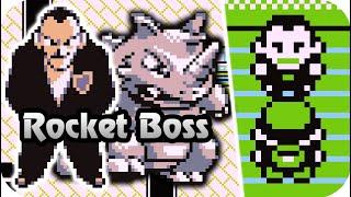 Pokémon Red & Blue : All Rocket Boss Giovanni Battle (HQ)