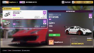 Forza Horizon 5 Auction House Sniping 2023 Porsche 911 GT3 RS