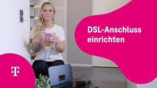 Telekom: DSL-Anschluss schnell und einfach einrichten