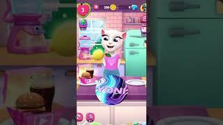 Никогда НЕ ДАВАЙ ГОВОРЯЩЕЙ АНДЖЕЛЕ ОТРАВЛЕННЫЙ ЛИМОН! - Talking Angela #shorts