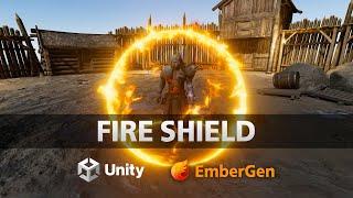 Unity VFX Tutorial - Creating fire shield using EmberGen