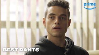 Rami Malek Ranting for 10 Minutes | Mr. Robot | Prime Video