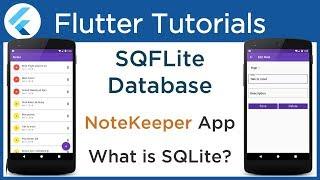 Flutter SQFLite tutorial. What is SQLite database in Android and iOS? with example #4.5