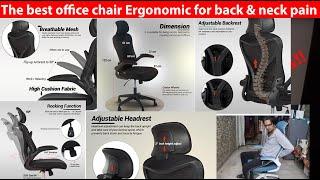 The best office chair Ergonomic for back pain and neck pain - Drogo Chair assembly + review