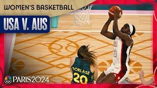 Team USA SPRINTS past Australia to women's basketball final | Paris Olympics | NBC Sports