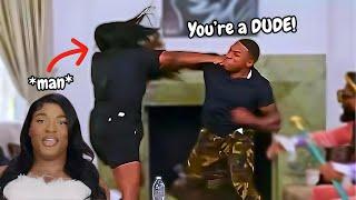 Man FIGHTS BACK Against WOKE Man Dressed As A Woman #6