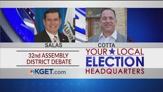 32nd Assembly District debate: Rudy Salas and Todd Cotta on KGET