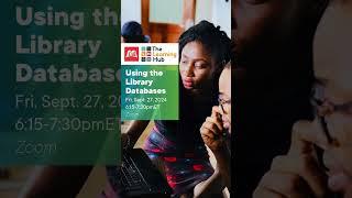 CUNY SLU Learning Hub: Using the Library Database (09/27/2024)
