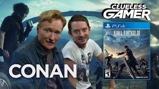 Clueless Gamer: "Final Fantasy XV" With Elijah Wood | CONAN on TBS