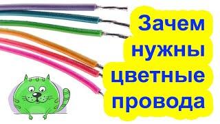 Как понять цветовую маркировку  проводов. Цвета проводов фазы, нуля, заземления.