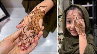 Henna On A 4 Year Old Baby | Mehendi For Baby girl | Meher’s Henna