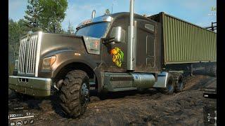 SnowRunner Console Mods: Kenworth W99 & Delta Semi Trailer Pack  Gameplay/Test