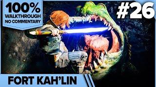 Star Wars Jedi: Survivor 100% Cinematic Walkthrough (Jedi Grand Master, No Damage) 26 FORT KAH'LIN