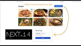 Nextjs 14 upload image Server-Side