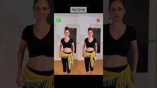 Short Belly Dance Hip Circle / Omi Tutorial by Isabella - الرقص الشرقي #shorts #bellydance