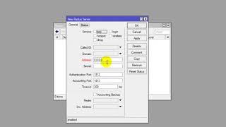 How to configure Radius client on Mikrotik router.