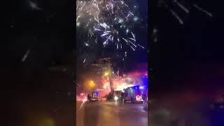 06.12.2020 Павильон с пиротехникой загорелся на рынке «Классик» в Ростове-на-Дону