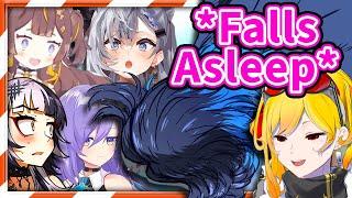 Kronii Secretly Falls Asleep Mid Collab Stream 【Hololive】