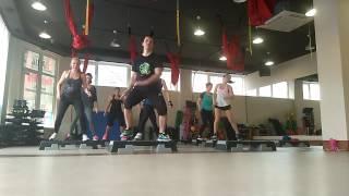 Степ аэробика уровень -2 Денис Стоянов.Dance Step aerobic!! 13.03.2017