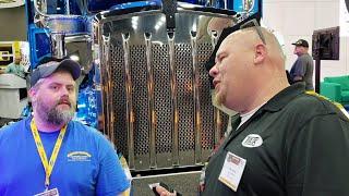 Trux Accessories Code Blue Kenworth at Mid America Truck Show 2019