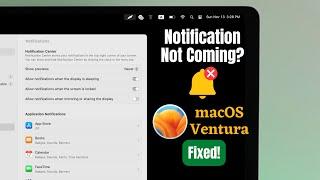 Fix- Not Getting Notifications Issue iMac [Ventura]