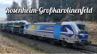 Züge in Großkarolinenfeld mit 12 GÜTERZÜGE und NEUE VECTRON RAILJET 2!!! #train #trainspotting #zug