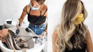 BOWLAYAGE Hair Color Tutorial | Blonding Transformation with Balayage at the Bowl | Daniella Benita