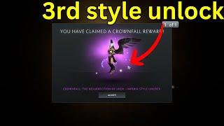 How to unlock 3rd style for Vengeful Spirit Arcana (Ressurection of Shen Queen Imperia) - Dota 2