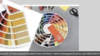 1Pieces 15x5cm Germany RAL K7 International Standard Color Card Raul Paint Coatings-in Furniture ...