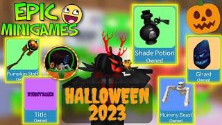 Roblox Epic Minigames Halloween 2023 Review + How To Obtain The Shade Potion!