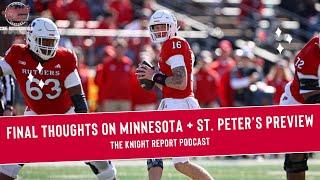 Final Thoughts on Minnesota + St. Peter's Basketball Preview - #Rutgers Scarlet Knights Football