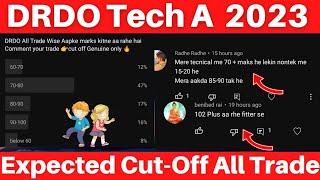 DRDO CUT OFF 2022 | DRDO Technician cut off 2022 | drdo expected cut off 2022 | drdo cut off 2023 