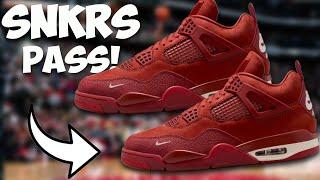 SNKRS PASS JORDAN 4 BRICK BY BRICK ENTER NOW!