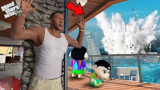 Franklin And Shinchan Face Their BIGGEST Storm Challenge In GTA 5!