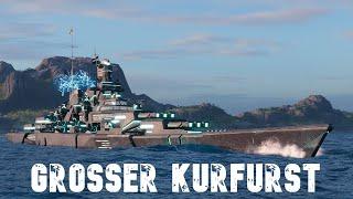 World of WarShips Grosser Kurfürst - 8 Kills 242K Damage