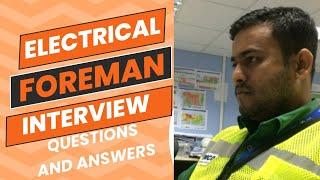 electrical foreman interview / electrical supervisor interview for construction @kktechnicaldubai ️