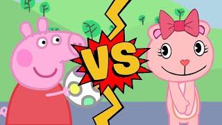 M.U.G.E.N. Battles | Peppa Pig vs Giggles | Peppa Pig vs Happy Tree Friends