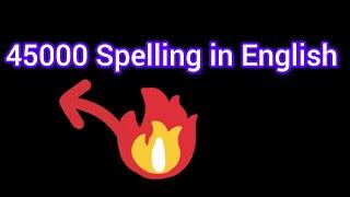 45000 Spelling in English||How to Write 45000 in Words?||45000 Number Name||Spelling of 45000