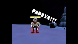 Playing as Papyrus in Undertale: Uncontrolled Timelines! (Roblox)