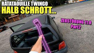 Ich TESTE den Renault Ratatouille Twingo in der Totalschaden Edition | Chabo